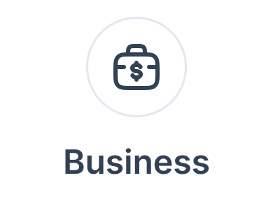 Business AI answers and tutoring icon