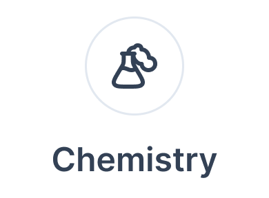 Chemistry problem solver and explanations icon
