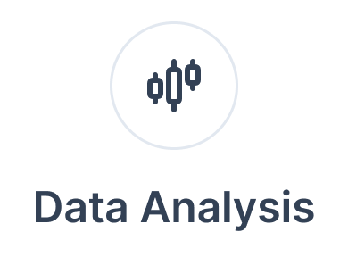 Data Analysis AI homework assistance icon