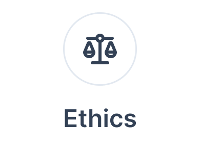 Ethics AI problem solver icon
